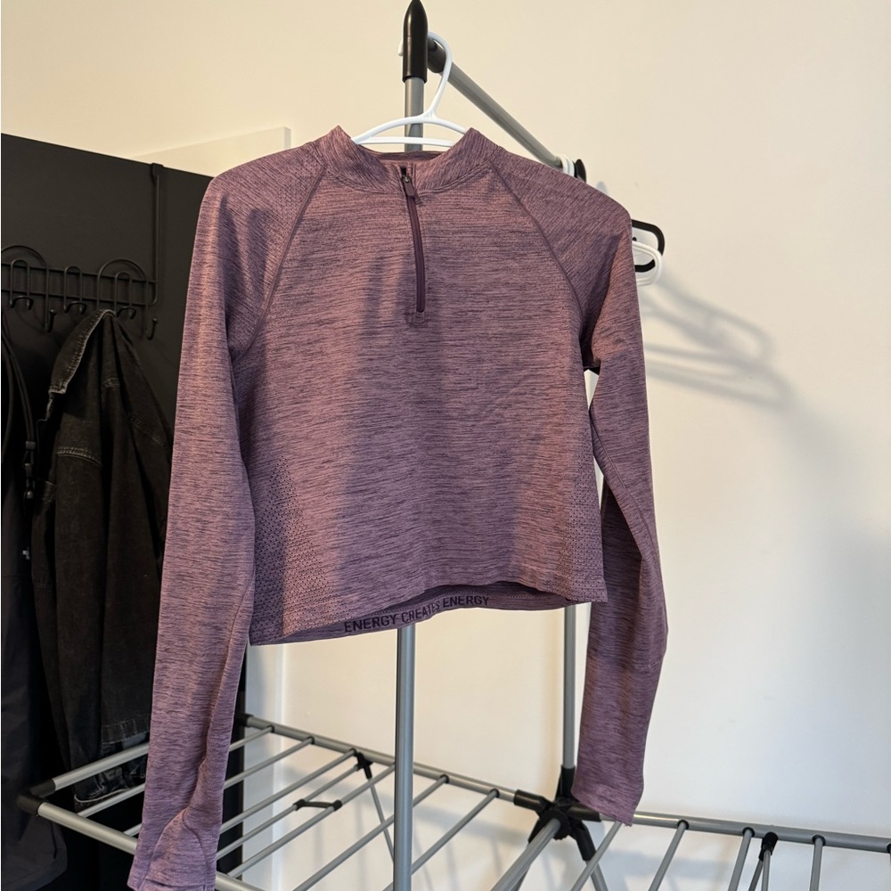 Lululemon Womens Purple Ready to Rulu Long Sleeve Quarter Zip